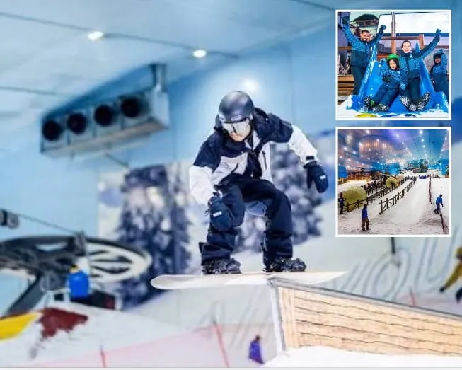 Ski Dubai Snow Park snowy indoor attractions